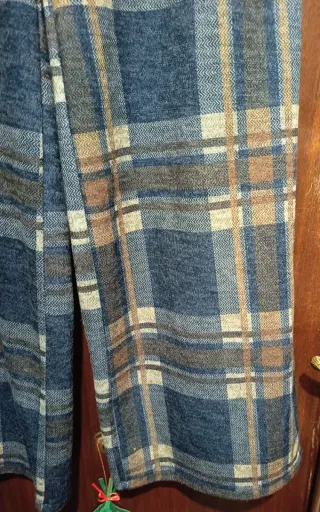 Pantalón Ancho Cuadros Kuk Talla Única