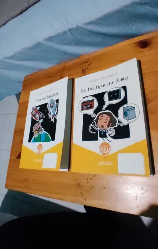 Una colección libros 1,2,3 ESO Mates/Inglés.