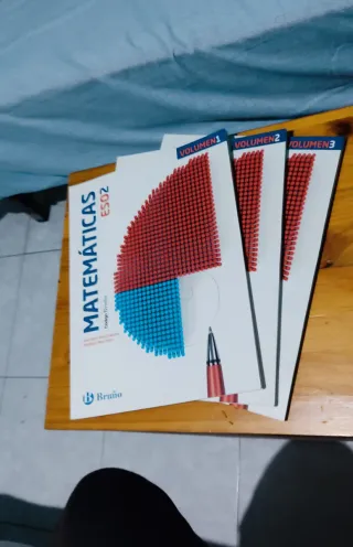 Una colección libros 1,2,3 ESO Mates/Inglés.