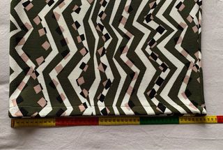 Abito sartoriale fantasia geometrica