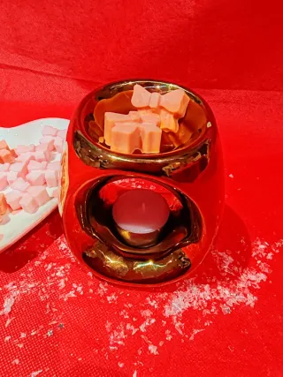 Velas artesanales aromáticas corazón