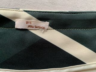 Abito sartoriale fantasia geometrica