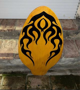 Tabla Skimboard Diseño Llamas