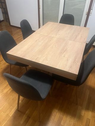Mesa comedor extensible 6 a 8 personas
