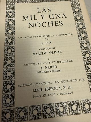 Libros Las Mil y Una Noches