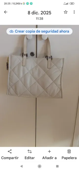 Bolso Blanco Bimba y Lola