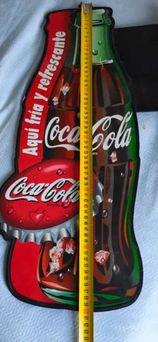 Cartel Coca Cola Doble Cara