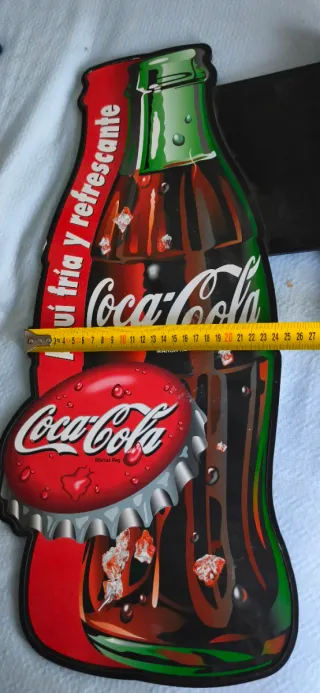 Cartel Coca Cola Doble Cara