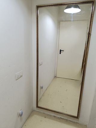 Espejo grande marco dorado hecho a medida