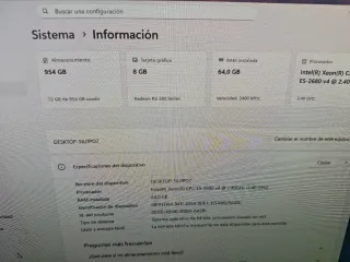 Alienware MOD E5 2680 64GB RAM,RX 590 8GB,1TB SSD