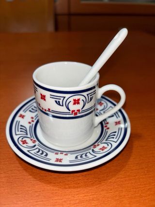 Juego de café de porcelana