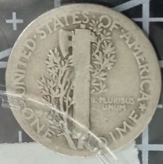 2UDS:PLATA 1926 1 DIME / PLATA 1 REAL DE ISABEL II