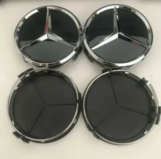 4 TAPAS BUJE RUEDA LLANTA UNIVERSAL MERCEDES 75MM
