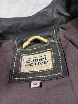 Giacca Pelle Agnello Camel Active Uomo M