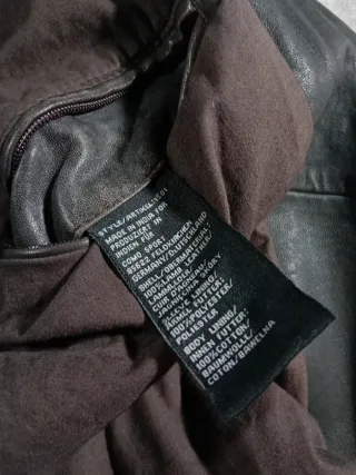 Giacca Pelle Agnello Camel Active Uomo M