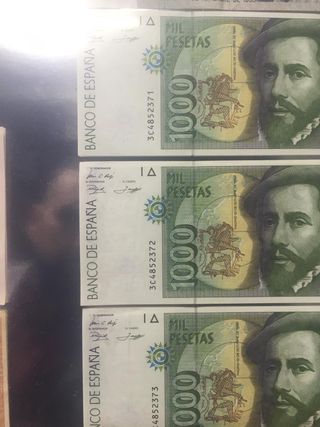 Colección de Billetes Pesetas Españolas