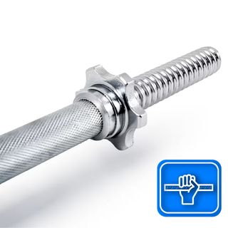 Barra de mancuernas cromada 2.5 kg