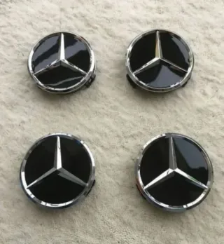 4 TAPABUJES CENTRO RUEDA LLANTA UNIVERSAL MERCEDES