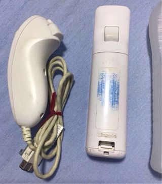 Mando Wii y Nunchuk Blanco