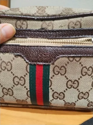 Riñonera Gucci Beige y Marrón