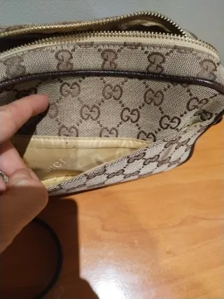 Riñonera Gucci Beige y Marrón