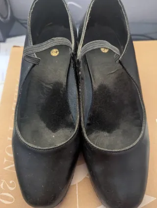 Zapatos Flamenca Sevillana Negros