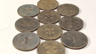 Lote 1 Pta 1944 (x10) Franco, Estado Español