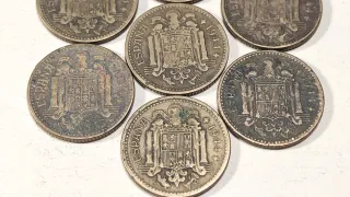 Lote 1 Pta 1944 (x10) Franco, Estado Español