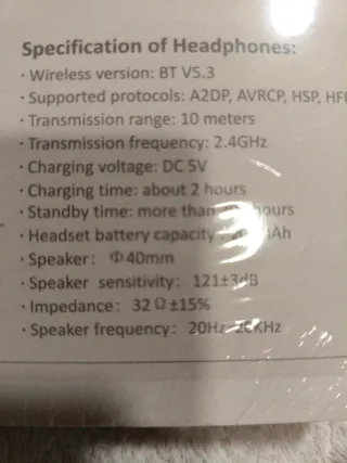 Auriculares Bluetooth 5.3 BLACK BEAR C-2236