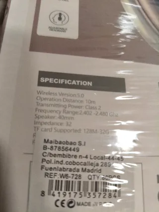 Auriculares Bluetooth 5.3 BLACK BEAR C-2236