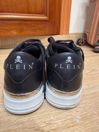 Zapatillas Philipp Plein Negras y Plateadas