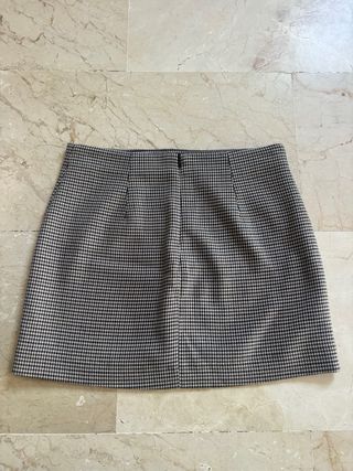 Falda mini Mango cuadros