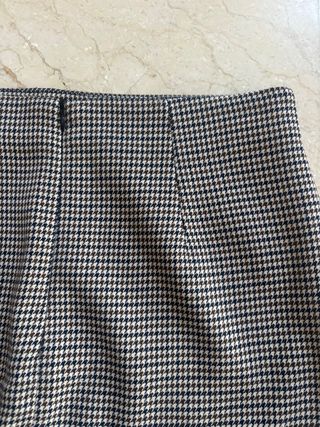 Falda mini Mango cuadros