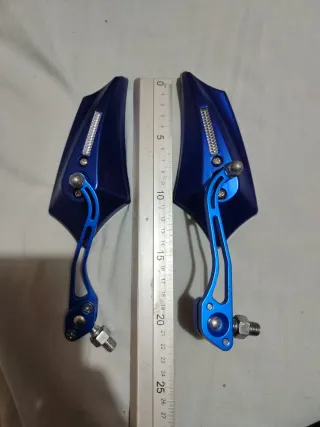 Retrovisores Azul Moto Scooter