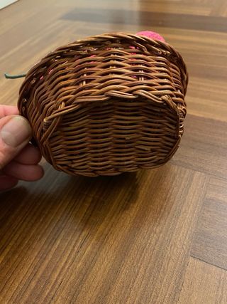 Cestino ciliegie soprammobile vintage