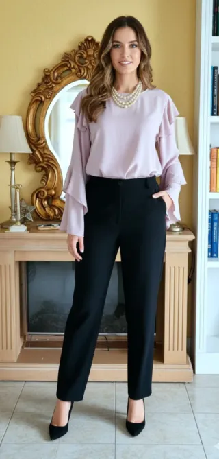 Blusa rosa Stradivarius Talla S