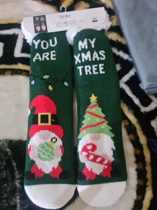 Calcetines antideslizantes navideños AL THOP