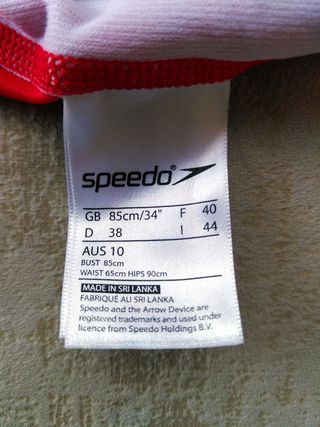 Bañador Speedo Endurance Rojo