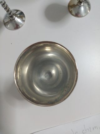 10 copas E.P BRASS URANIO SPAIN de alpaca