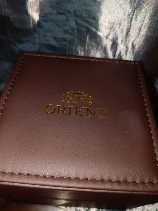 Reloj Orient Automático Esfera Azul Correa Piel