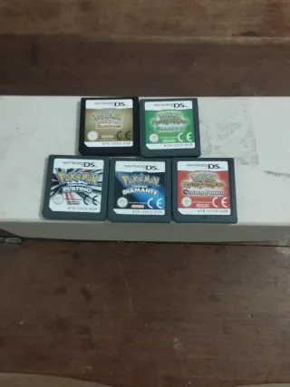 Lote 5 Juegos Nintendo DS Pokémon