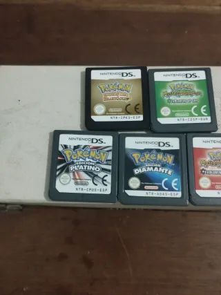 Lote 5 Juegos Nintendo DS Pokémon