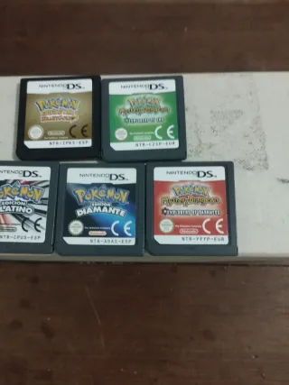 Lote 5 Juegos Nintendo DS Pokémon