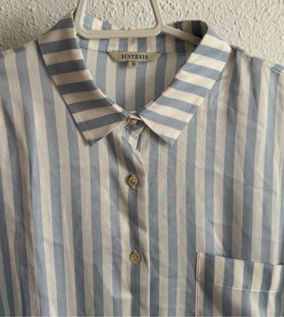 Camisa manga corta rayas Sintesis mujer Talla M