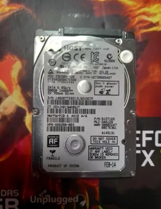 Disco Duro HGST 500GB SATA III