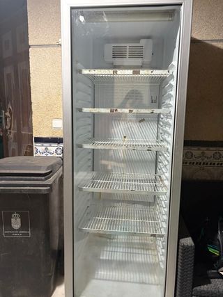 Nevera expositora cristal
