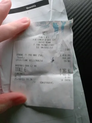 iPhone 15 Pro Max Oro/Argento