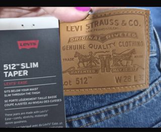 Levis 512 Slim Taper Jeans Nuevos Talla M