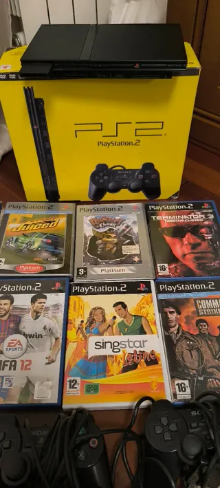 PlayStation 2 PS2 Negra con Caja Original