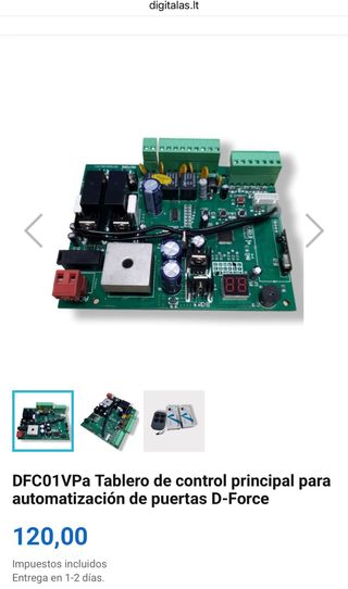 Placa Control Automatización